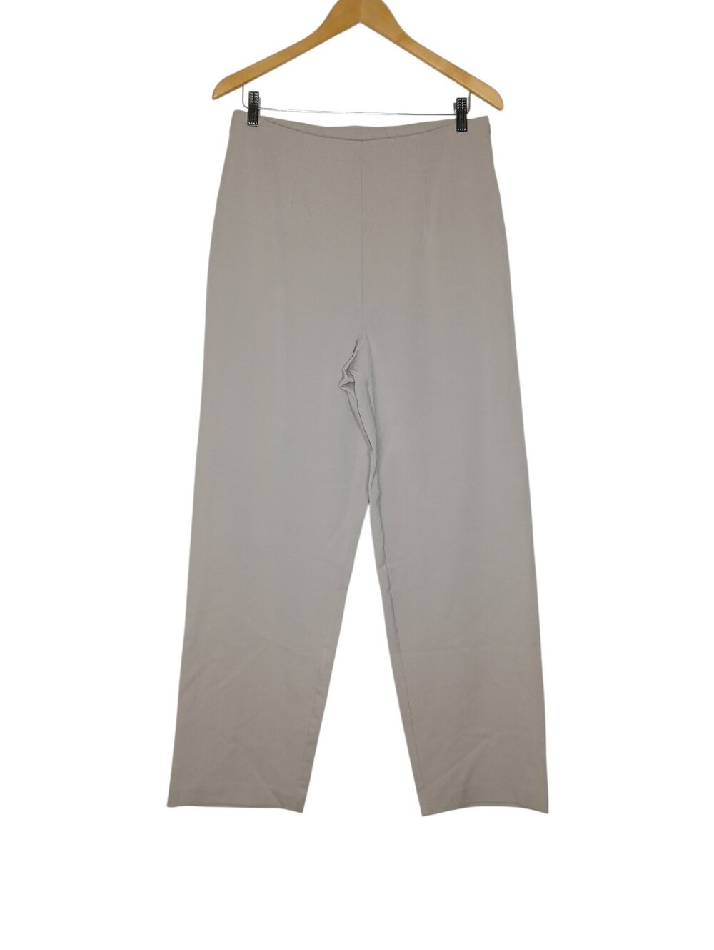 Dialogue Women's Straight-Leg Chinos in Light Taupe